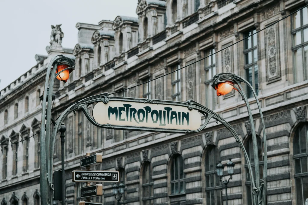 Paris tourist map